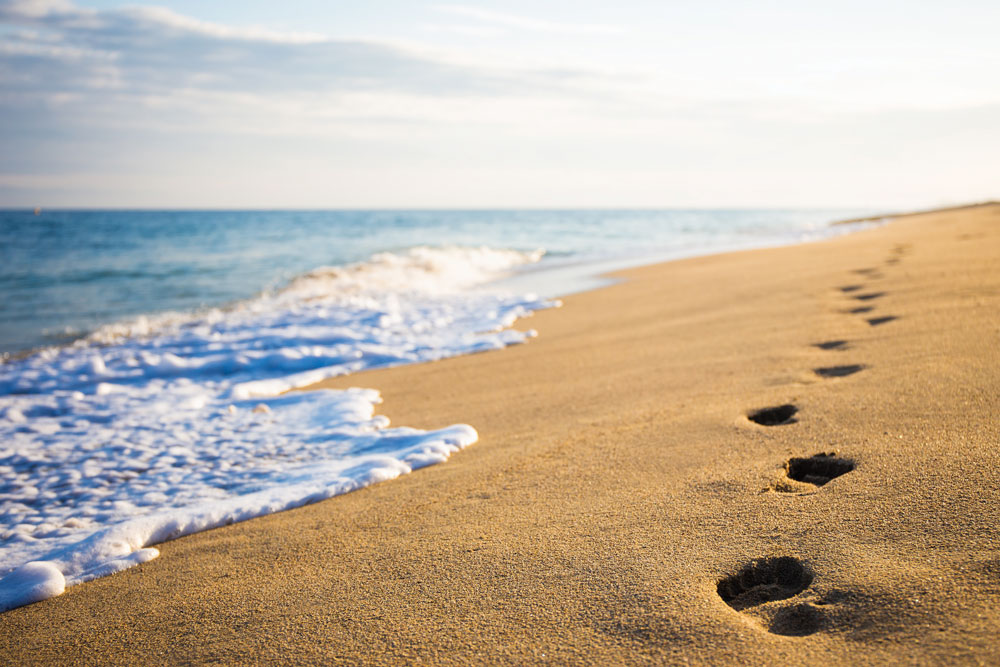 Beach Footprints